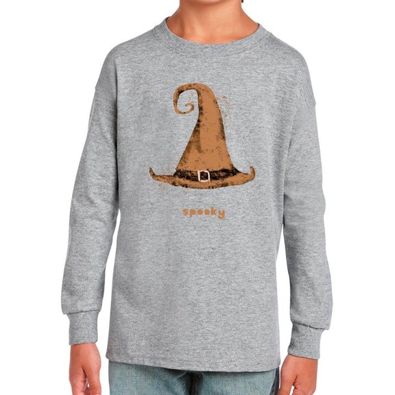 Spooky. Watercolor Witch Hat Long Sleeve Toddler -Image by Shutterstock,  5 Toddler