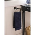 thumbnail image 4 of Moen Yb2186 Dartmoor 6-11/16" Wall Mounted Towel Ring - Black, 4 of 7