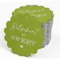 thumbnail image 4 of Inkdotpot Silver Foil Paper Hang Tags Retirement Is Sweet Text Favor Tags 100 Pieces, 4 of 6