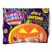 Jack O' Lanterns Halloween Dubble Bubble Gum Balls, 50 Pieces