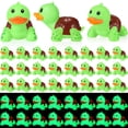 thumbnail image 1 of Juguetes de baño HyDren con forma de tortuga y pato que brillan en la oscuridad, 50 unidades, 7 x 6 cm, 1 of 7