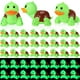 thumbnail image 1 of Juguetes de baño HyDren con forma de tortuga y pato que brillan en la oscuridad, 50 unidades, 7 x 6 cm, 1 of 7