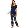 thumbnail image 2 of Ekouaer Nursing Pajamas Breastfeeding Pjs Labor and Delivery Sleepwear Postpartum Clothes Maternity Pajamas Set S, 2 of 6