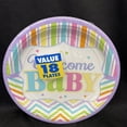 thumbnail image 2 of Amscan Colorful Baby Bright's Round Dessert Party Plates, 7", Multi, 2 of 3