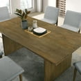 thumbnail image 5 of Furniture of America Alto 7-Piece Solid Wood Dining Set in Natural Finish, 5 of 6
