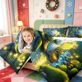 thumbnail image 3 of Manfei Christmas Cute Ball King Size Comforter Sets,Farmhouse Farm Animal Cow Comforters King Size,Xmas Reversible,3-Piece,1 Comforter and 2 Pillowcases, 3 of 7