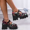 thumbnail image 4 of Nuevos zapatos de mujer de punta redonda y tacón alto a la moda con estampado de zapatos individuales de mujer con hebilla de gran tamaño Wmkox8yii hfjk4898, 4 of 9