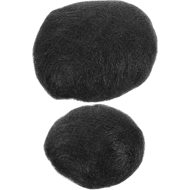 2 pcs Extensiones decorativas de pelo de cabello Bod de cabello Piece para el cabello para mujeres