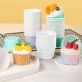 thumbnail image 2 of LOVEVER 50Pcs/Set Heat Resistant Cake Cup Anti-Oil Cupcake Cups  Disposable Muffin Liners  Baking Cups, 2 of 6