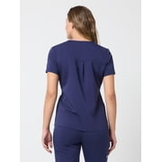 Scrubstar Ultimate Women’s Antimicrobial Welt Pocket V-Neck Scrub Top, Sizes XS–3XL