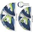 thumbnail image 3 of FMSHPON Shark Xmas Christmas Tree Skirt Stand Mat for Holiday Party Decoration Indoor Outdoor 36 inches, 3 of 6