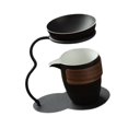 thumbnail image 4 of Infusor de té de cerámica, juego de filtros de té Kung Fu, accesorios de hojas sueltas, colador de té con fugas para cocina, amantes del té,, 4 of 9