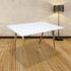 thumbnail image 5 of Mundo In Mesa Blanca Comedor Rectangular Frankfurt para Hogar y Oficina 120x70 cm, 5 of 8