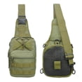 thumbnail image 4 of 2 piezas para hombre de hombro táctico al Crossbody Bag Chest Pack Yinane Los hombres viajan bolso de hombro, 4 of 7