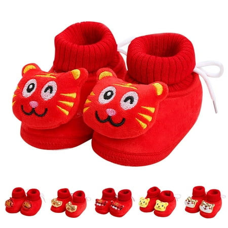 

LYCAQL Toddler Shoes Winter Children Shoes for Boys And Girls Floor Shoes Non Slip Plush Warm And Comfortable Toddler Girl Shoes for Wedding (A 4.5 )