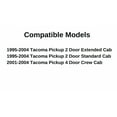 thumbnail image 4 of Rear Sliding Window Glass Back Slider Complete Set Compatible with Toyota Tacoma Pickup 1995-2004 Models, 4 of 7