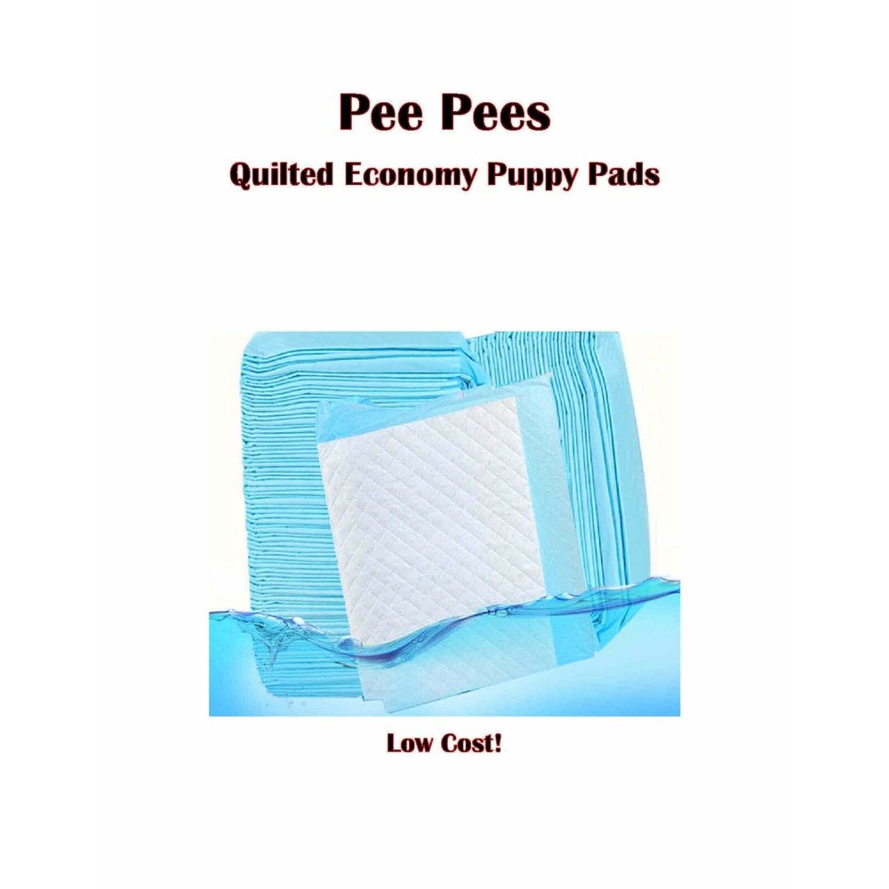 23x36" Pee Pee's 4Ply Quilted Economy Puppy Dog Pee Pee Piddle