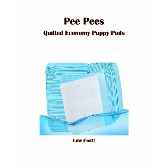 23x36" Pee Pee's 4-Ply Quilted Economy Puppy Dog Pee Pee Piddle Training Pads