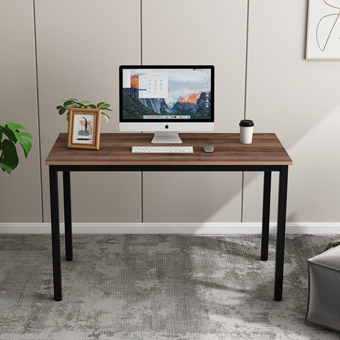 HOMIDEC Office Desk, Computer Desk with Drawers 47 Study, AllSurplus