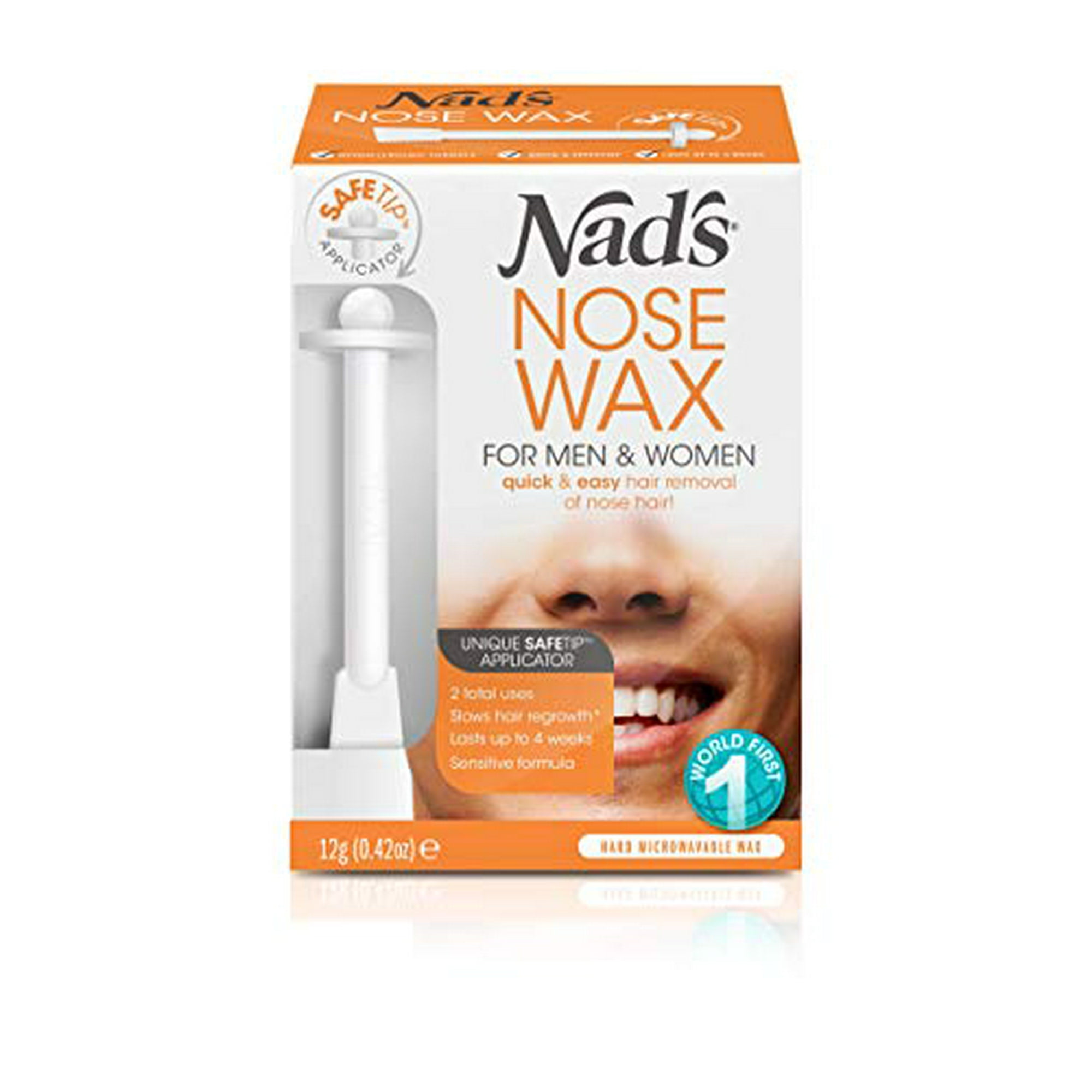Nad S Nose Wax For Men Women With Safetip Applicator 0 42 Oz