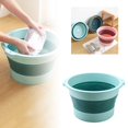 thumbnail image 1 of Foot Soaking Bucket Plastic Foldable Compact for Aromatherapy Stress Relief Home Travel, 1 of 4