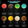 thumbnail image 3 of Bath Bombs for Men, Gift Set of 8 Scented Organic Handmade Bath Bombs of 2.5 oz with Natural Essential Oils for Boyfriend, Husband, Father or Friend, by ZenseMe, 3 of 9