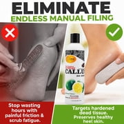 SPA REDI - Callus Remover for Feet Gel, Lemon and Lime, 12 Oz - Professional Pedicure Foot Care - Removes Toughest Calluses in Seconds and Smooths Dry Cracked Heels