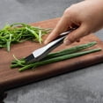 thumbnail image 5 of Kitchen Scallion Cutter Shred Silk Knife, Stainless Steel Chopped Green Onion Knife, Scallion Cutter Vegetable Garlic Cutter Food Speedy Green Onion Cutter Kitchen Tool2pcs, 5 of 7