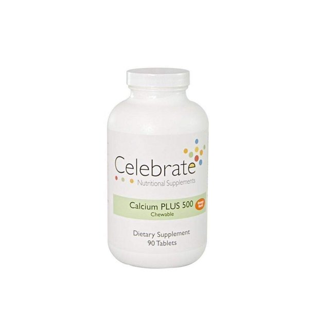 Celebrate Vitamins Calcium PLUS 500 Chewable 500mg Calcium