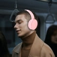 thumbnail image 6 of Rvasteizo Bluetooth Headphones, New Gaming Headset Wired HI-FI Sound Quality, Pink, 6 of 7