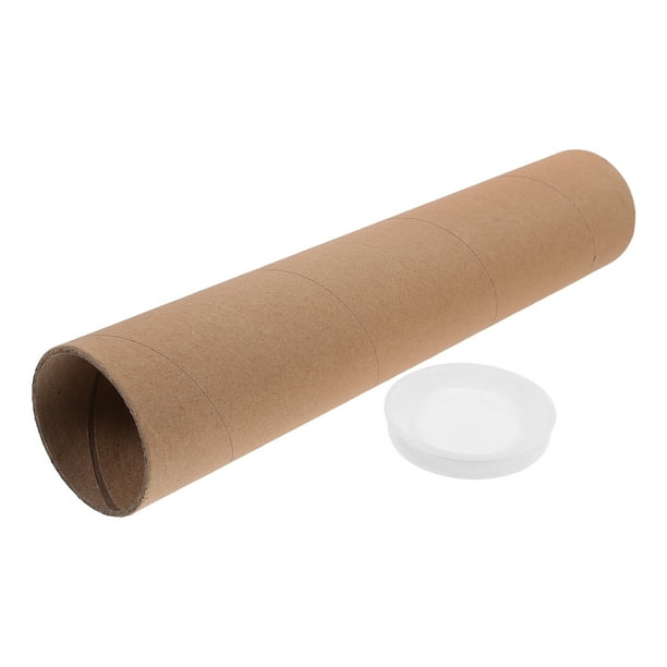 Tubo de cartón de papel Tubo de papel para manualidades Tubo de cartón en blanco Tubo de embalaje para pósteres