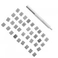 thumbnail image 1 of 36Pcs Metal Punch 3mm Alphabet Leather Printing Carving Marking Craft Tool, 1 of 14