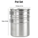 thumbnail image 1 of Stainless Steel Cookware Set Camping Cup Outdoor Portable Cooking Pot 2-3 People Camping Cookware, 1 of 5