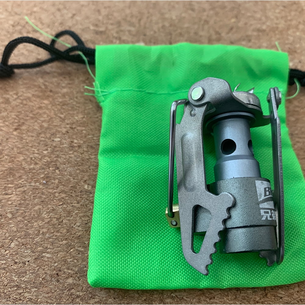 BRS 3000T Stove with Igniter Ultralight Backpacking 3000T Titanium Stove Camping, Backpacking Propane Burner