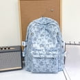 thumbnail image 4 of Floral School Backpack, Aesthetic Bag with Multi-pocket, Durable School Bookbag for College Travel, Style 7, 4 of 9