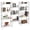 White, variant on Amadwell 4 Tier Industrial Bookcase, Large Shelf Bookshelf, 11 Units Storage for Living Room, Brown