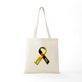 thumbnail image 5 of CafePress - MILITARY PTSD AND TBI RIBBON Tote Bag - Unisex Canvas Tote Bag, Beige, 1-Piece, 5 of 6