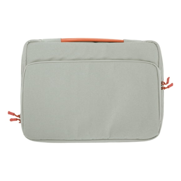 Unique Bargains 1 Pc Bolsa para Laptop Portátil con Bolsillo Frontal Gris 16"