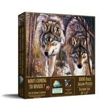 SUNSOUT INC - Who's Coming to Dinner - 1000 piece Jigsaw Puzzle for Adults by Artist: Hayden Lambson - Finished Size 20" x 27" - MPN# 51019