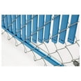 thumbnail image 3 of Fence Source Double-Double Bottom Locking Privacy Fence Slat (9 Colors) Double Wall Reinforced with Two Legs Inside - a 5’ high Chain Fence (5 ft, Sky Blue), 3 of 6