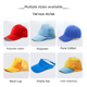 thumbnail image 4 of Gorra de béisbol con visera bordada estampada, gorra para el sol para estudiantes, voluntarios y viajeros, 4 of 4