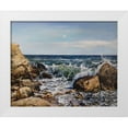thumbnail image 1 of Cernov, Ivan 32x26 White Modern Wood Framed Museum Art Print Titled - Spring by the Sea, 1 of 4