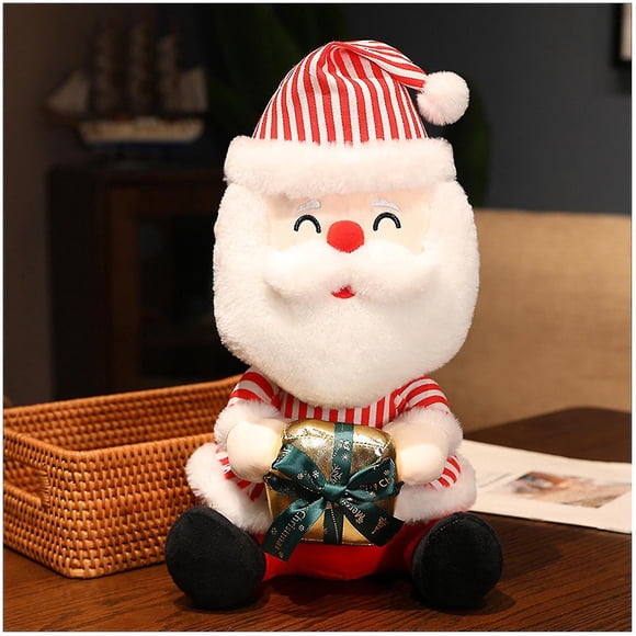 Décoration de Poupée de Noël Tissu Doux et Confortable Jouet en Peluche pour Tout-Petits Enfants
