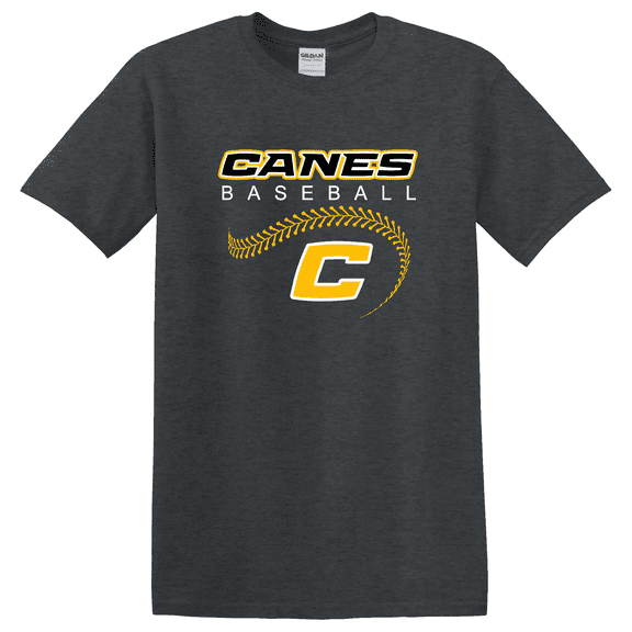 Canes Baseball Sports Game Day Retro Premium Classic Graphic T-Shirt