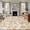 Ginger yellow, variant on Turquoise Farmhouse 2'x3' Rug, Vintage Flower Leaf Botanical Plant Non-Slip Soft Doormat Area Rugs for Entrance Bathroom Bedsides, Front Doormat Carpet for Kitchen Bedroom, Entryway Floor Mat