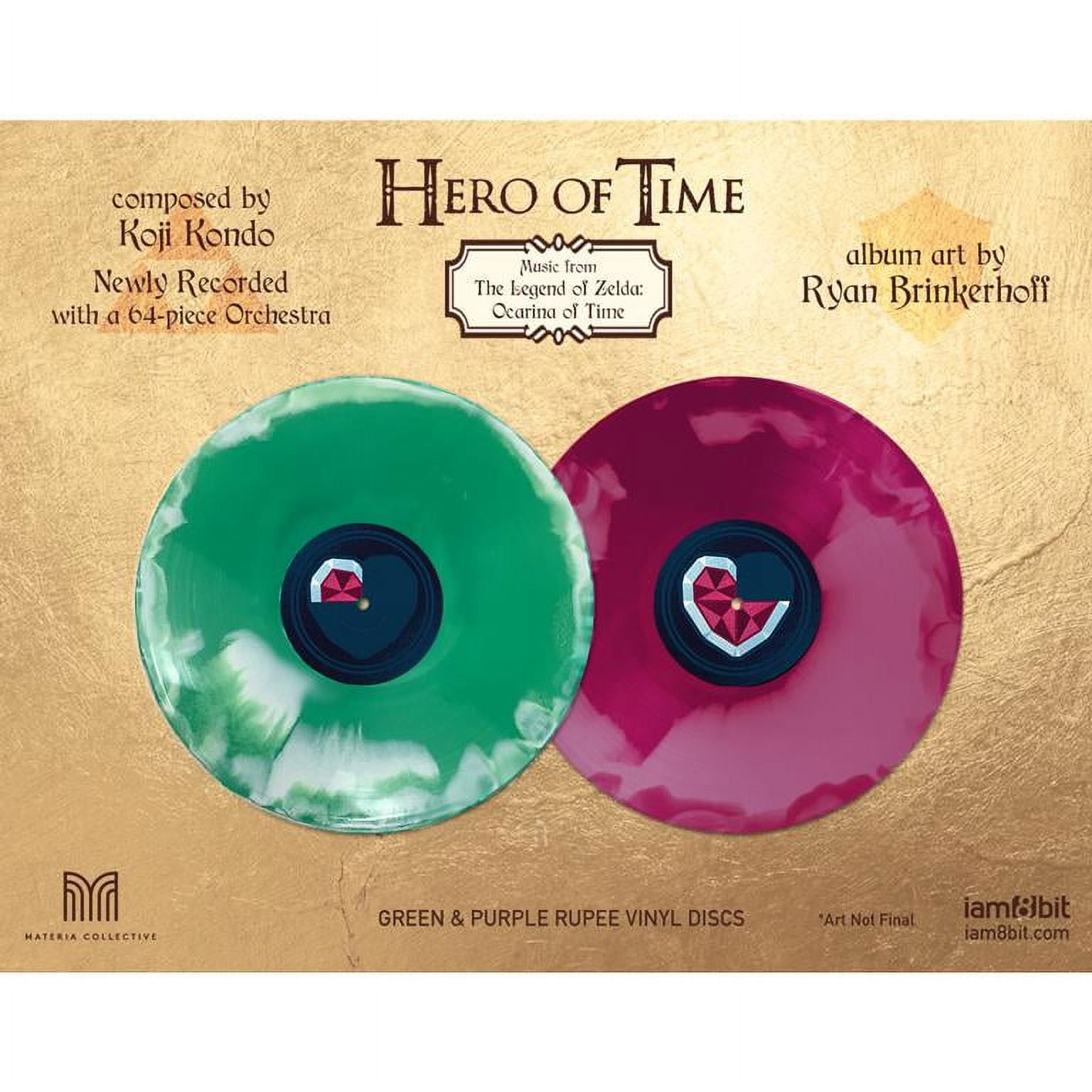 iam8bit  Hero of Time 2xLP Vinyl Soundtrack (Music from The Legend of Zelda:  Ocarina of Time) - iam8bit