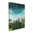 thumbnail image 3 of Stupell Industries Aerial View Tropical Beach Nature Painting Gallery Wrapped Canvas Print Wall Art, 16 x 20, 3 of 7