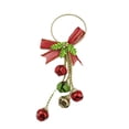 thumbnail image 1 of Colgante de campana navideña, adornos navideños con lazo, adornos navideños, colgador de puerta para árbol de Navidad, elegante y moderno, 1 of 6