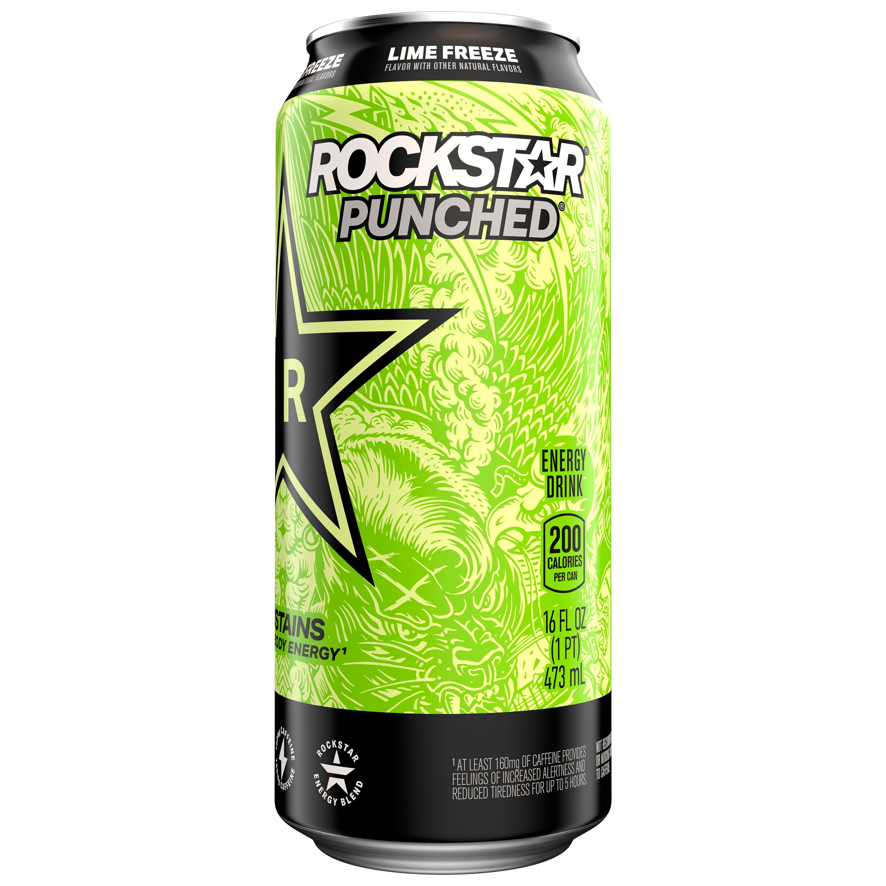 KLINT☆ROCKSTARロックスターエナジー フリースタイル Rockstar Freeze Frozen Lime Energy Drink, 16 fl oz Can - Walmart.com