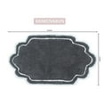 thumbnail image 6 of Home Weavers Allure Collection Bathroom Rug 100% Cotton Tufted Bathroom Rug, Soft & Absorbent Bath Rugs, Non-Slip Bath Rug, Machine Wash Dry Bath Mats - 24"x40" Bath Rug, Dark Gray, 6 of 8